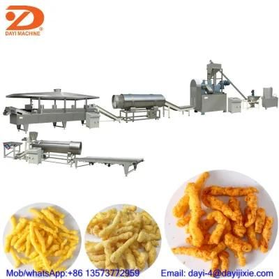 Puffed Corn Curl Snack Cheetos Kurkure Extruder Machine