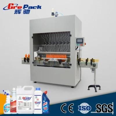 Automatic Anti-Corrosive Liquid Filling Machine Filler for Bleach Disinfectant Filling ...