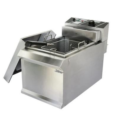 Df903 Electric Deep Fryer Commercial Use High Capacity Big Volume 1 Tank 1 Basket