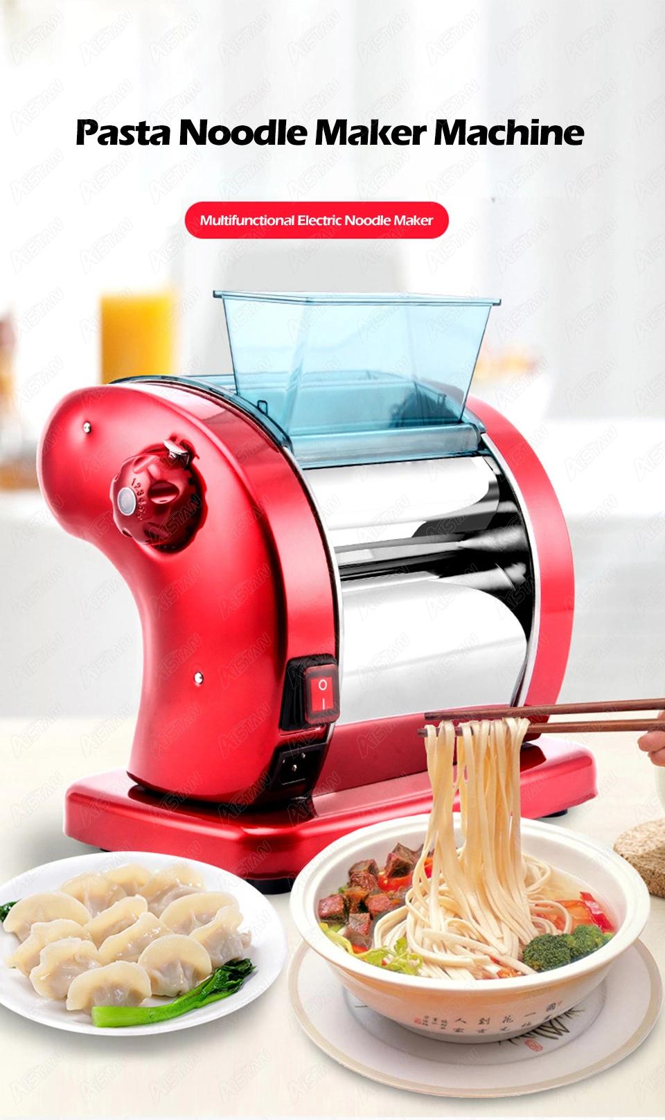 FKM150-2A Automatic Counter Top Home Use Pasta and Noodle Maker Machine 2mm 4.5mm Flat Pasta Noodle Making Food Processor 220V