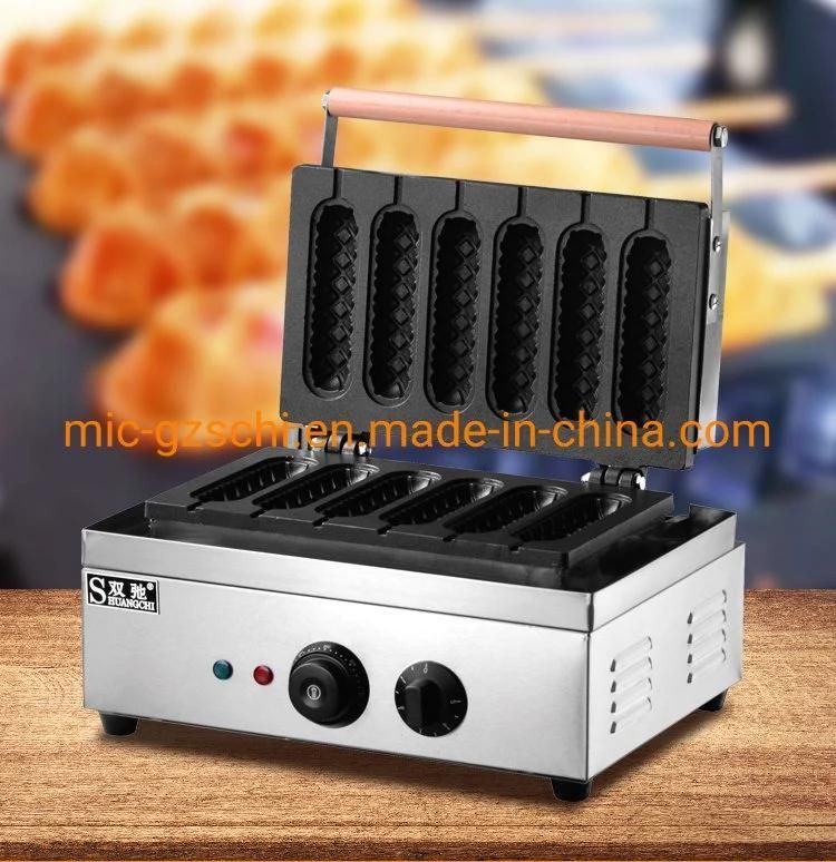 Crispy Machine Lolly Waffle Bakery Corn Baker Muffin Machine Hot Dog Waffle Machine