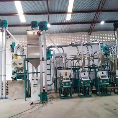 Rwanda Fine Maize Flour Milling Machinery Small Mill Plant