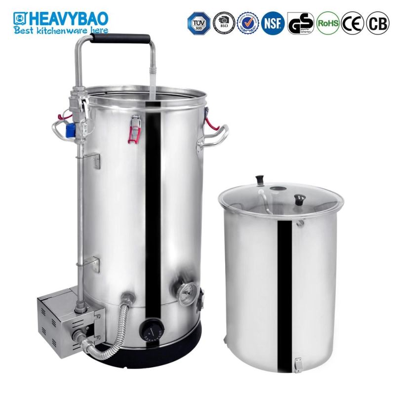 Heavybao Electric Beer Brewing Equipment Home Electric Beer Brew Kettle