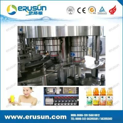 600ml HDPE Bottle Fruit Juice Hot Filling Machine