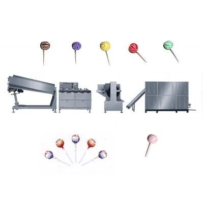 Die Forming Production Line / Hard Candy Making Machines / Lollipop Candy Production Line