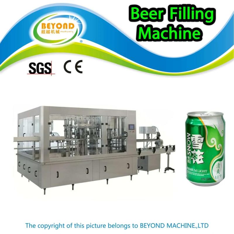 High Quality Beer Pop-Top Can Filling Equipment (QSG-18/6)