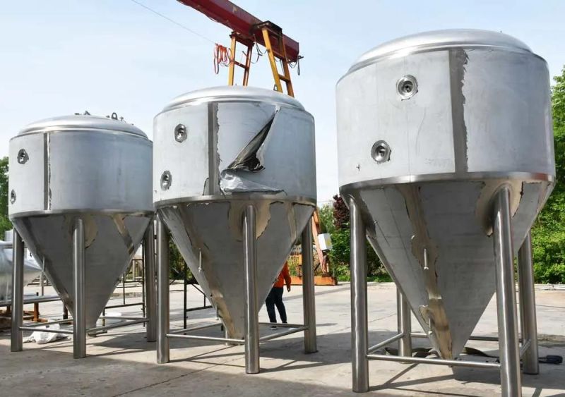 5000L Stainless Steel Conical Beer Fermenter Beer Fermentation Tank