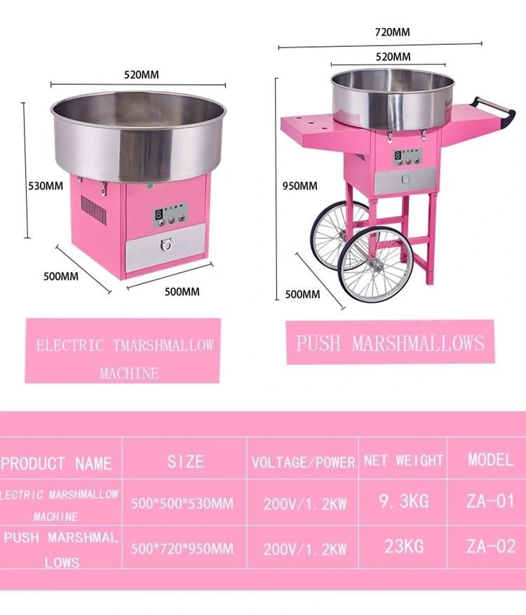 Commercial Cotton Candy Maker Candy Floss Marshmallow Making Machine