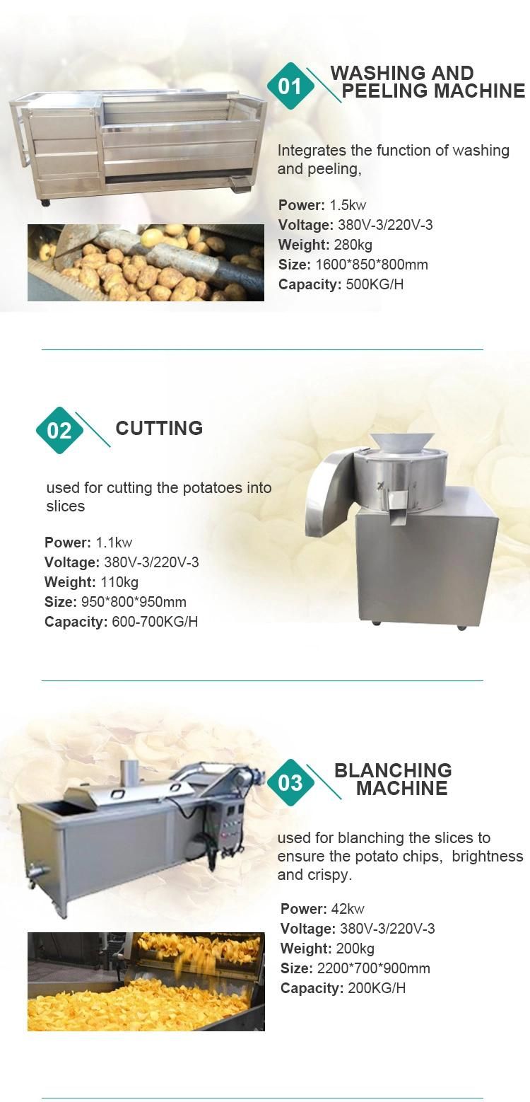 Manufacturing Potato Chips Making Machine Price Industrial