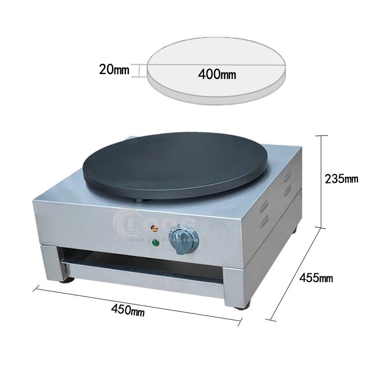 Goodloog Portable Electric Cake Machine Crepe Griddle Mini Pancake Maker Catering Equipment Commercial Crepe Machine for Business Sale