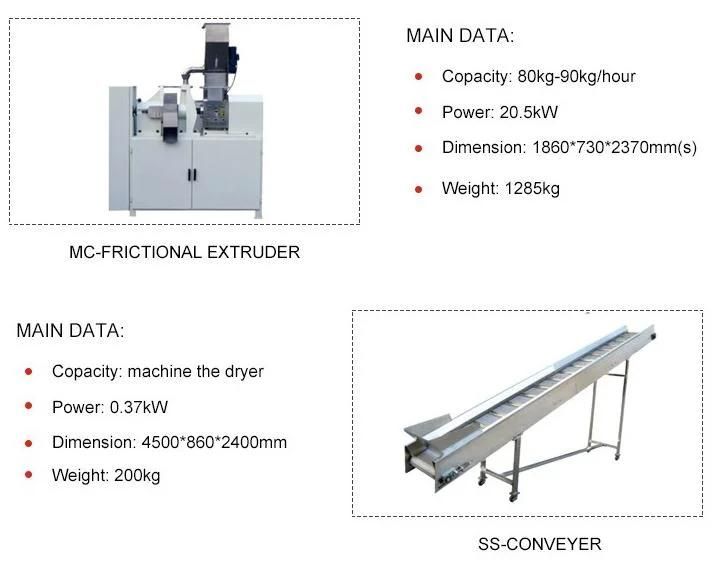 Corn Puff Making Machines Corn Sticks Extruder