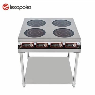 Flat 4 Burner Induction Cooker with Dining Table Induction Cooker