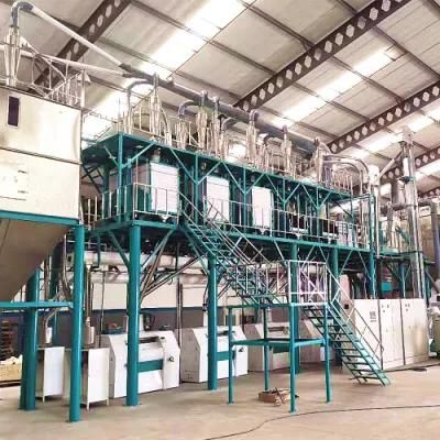 Hongdefa High Standard Complete Maize Corn Wheat Flour Mill Machine