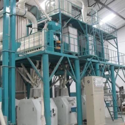 Zambia Running 50t/24h Maize Milling Machine