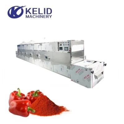 Industrial Microwave Spice Paprika Powder Sterilization Drying Machine Equipment