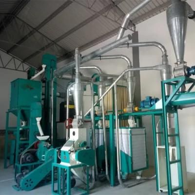 Tanzania Kenya Malawi Running 10t/24h Maize Mill Plant Flour Factory