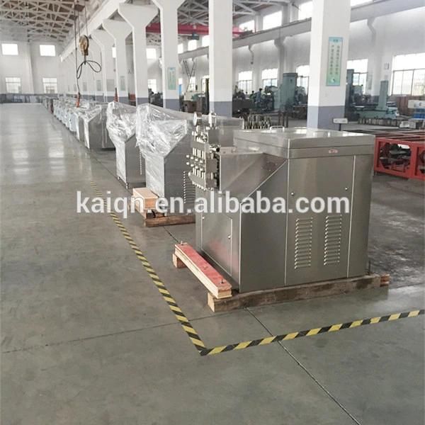 1500L Two Stage Small Cream Milk Juice High Pressure Homogenizer