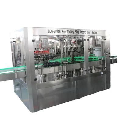 Automatic 4000bph Beer Bottle Filling Machine/Beer Filler with Crown Cap