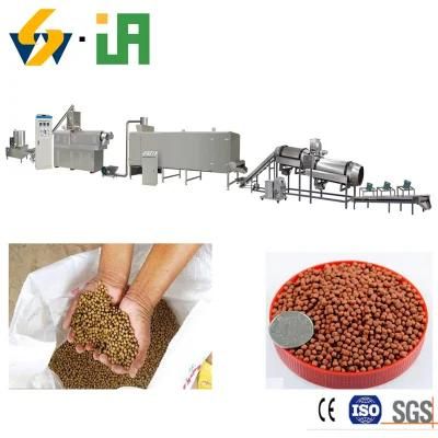 Floating Fish Feed Production Line Machinery / Fish Food Making Machine