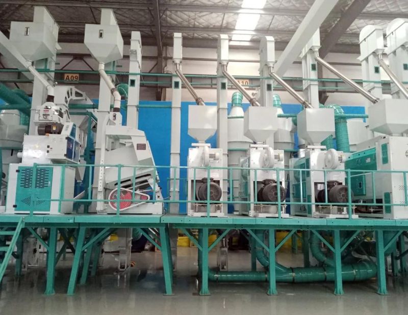 Mini Size Rice Mill Machine 1.5tph 2.5tph Rice Processing Line