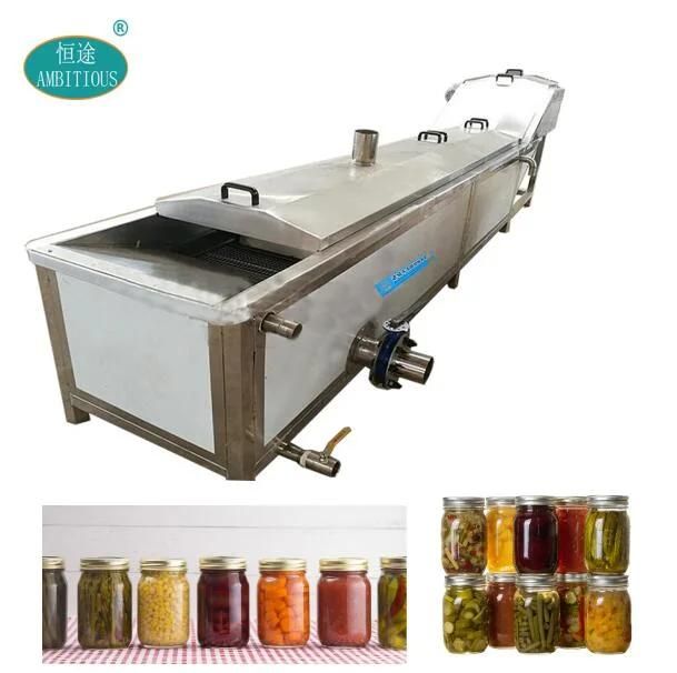 Water Bath Vacuum Packaged/Bottled/Canned Food Tunnel Pasteurization Machine