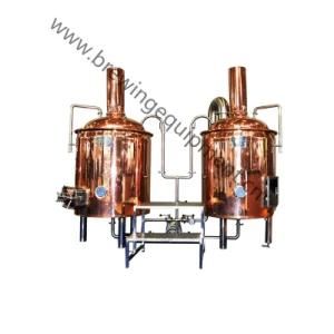 Micro Hotel/Pub Red Copper Beer Brewing Equipment Micro Brewery Equipment