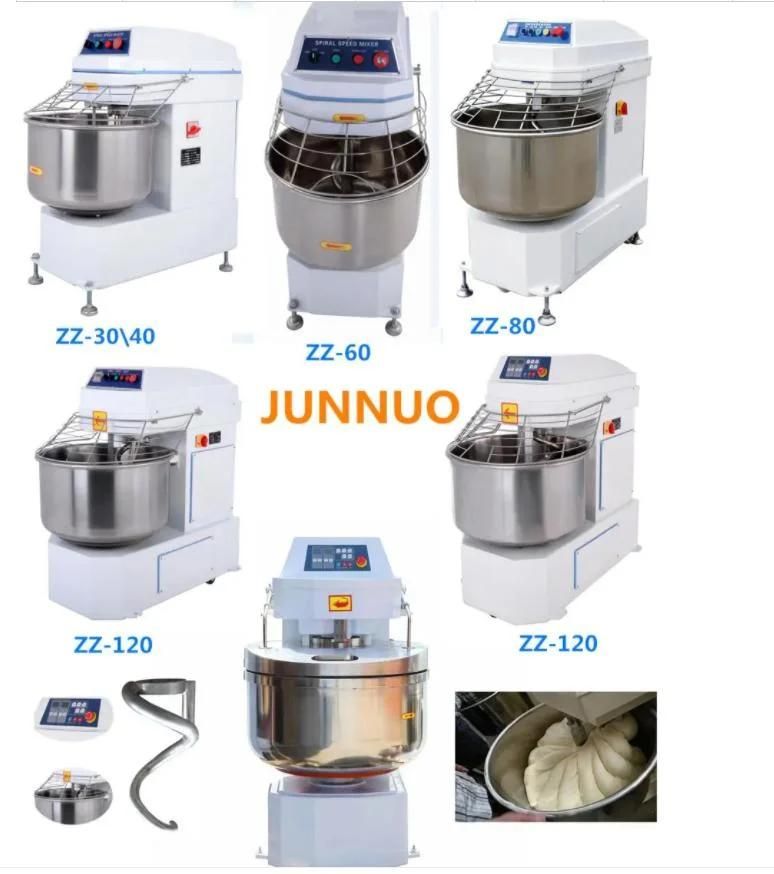 Commercial 8kg - 100kg Flour Mixer Source Manufacturers Flour Mixer Double Speed Double Action Mixer