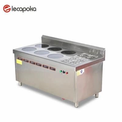 Electric 6 Stove Professional Hotel Kitchen Equipment Manufacturers Hotel Food Cooking ...