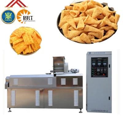 High Efficiency Fried Chips Doritos Making Machine Extruder Processing Line