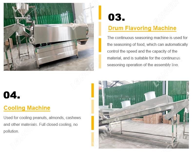 Automatic Gas Nut Roasting Machine