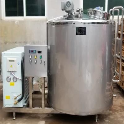 1000L 1500L 2000L Sanitary Lids Open Milk Cooling Tank Price