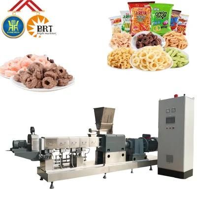 Automatic Puffed Food Making Processing Extruder Machine Puffing Snack Plant