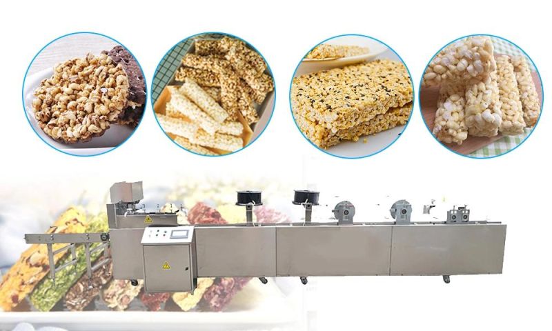 Peanut Nut Brittle Candy Making Sesame Peanut Candy Bar Production Line