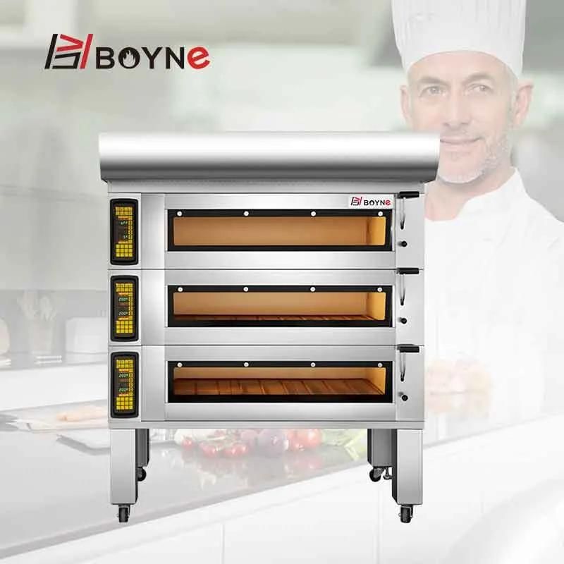 Touch Screen 4 Deck 12 Trays Electric Bread Baking Oven