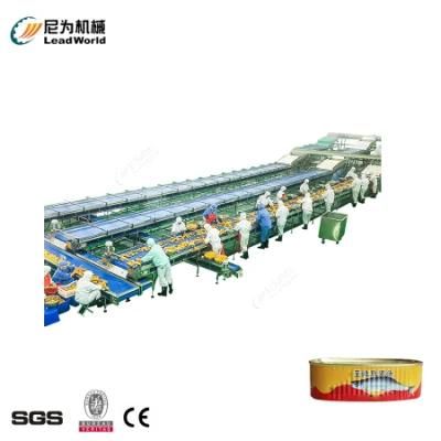 Full Automatic Canned Fish Processing Machine Equipment