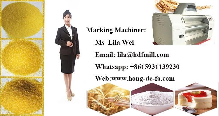 Automatic Running 30t/D Maize Corn Flour Mill Milling Machine