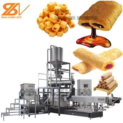 Automatic Stainless Corn Puff Snacks Maize Cheese Ball Curls Kurkure Cheetos Making ...