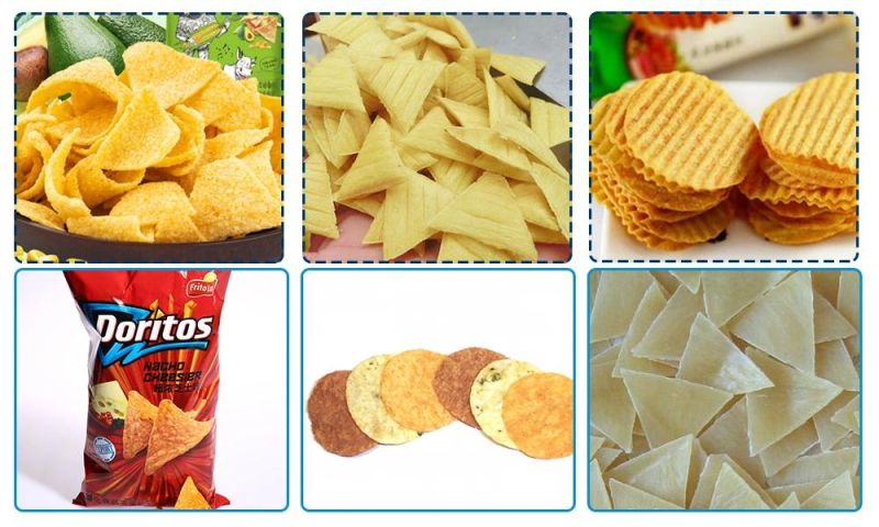 220kg/H Doritos Production Line Fried Corn Chips Making Machine Tortilla Making Machine