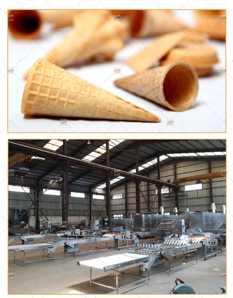 Industrial Rolled Sugar Cone Baking Rolling Machine