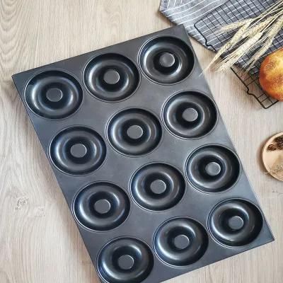 12 Multi-Link Donut Bakeware Carbon Steel Baking Tray