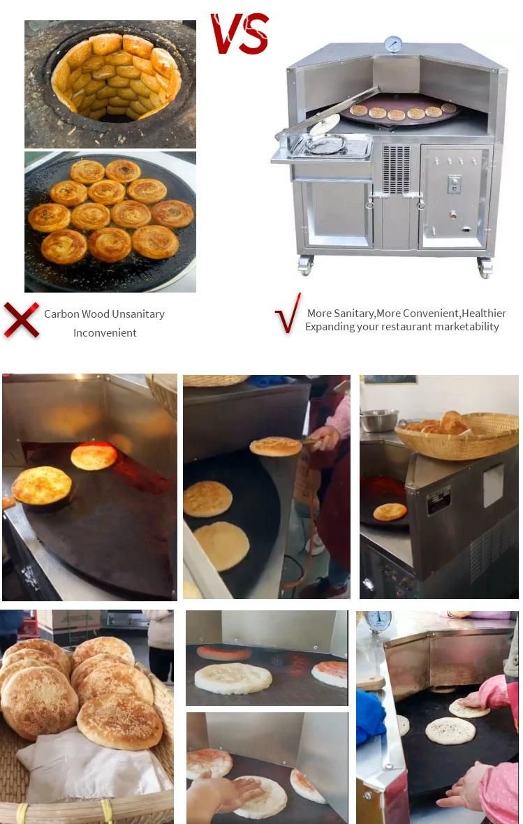 Commercial Arabic Pita Bread Making Machine Automatic Pita Tortilla Oven