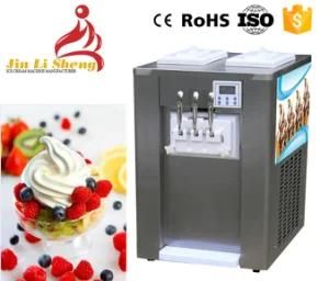 Bq332A 3 Flavor Big Capacity Table Top Soft Serve Ice Cream Frozen Yogurt Making Machine