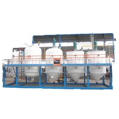 1T-100T Turn Key Sunflower Crude Oil Refinery Machine Plant