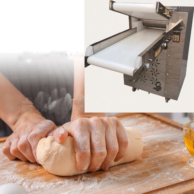 Electric Dough Press Machine Pizza Dough Press Machine Dough Rolling and Pressing Machine