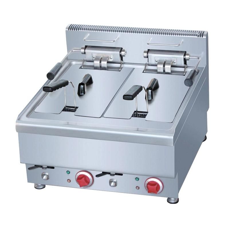 Table Top Commercial Electric 2-Tank Fryer (2-Basket)