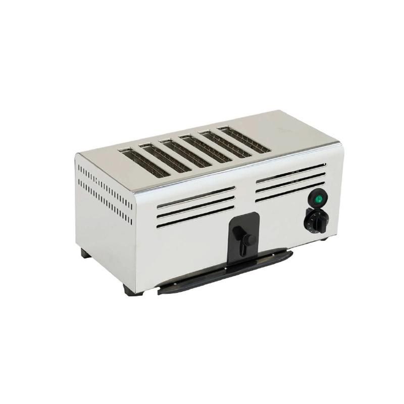 Electric 6-Slice Bread Toaster, Sandwich Toaster, Grill Bun Bread Toaster