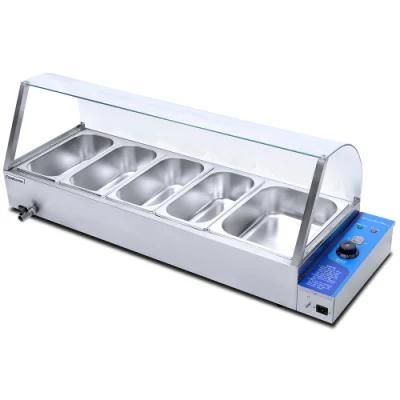 Catering Kitchen Equipment Stainless Steel Bain Marie Food-Warmer