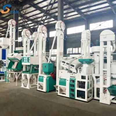 Complete Rice Processing Line 20 Ton Per Day Rice Mill Machine