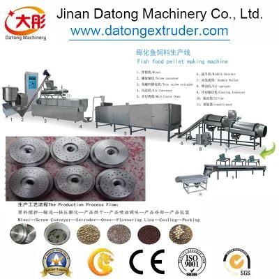 ISO Standard Reasonable Price Floating Fish Feed Extruder Machine