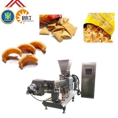 Pillow Fried Snack Pellet Extrusion Machine Corn Chips Food Equipments